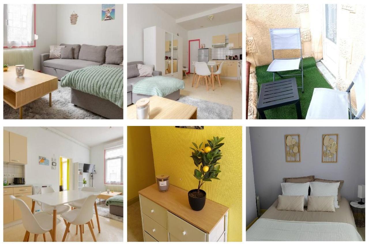 ++++ Central Charmant 70M2 Avec Balcon, Mer A 200 M Et Rue Pietonne A 300 M ++++ Berck Bagian luar foto